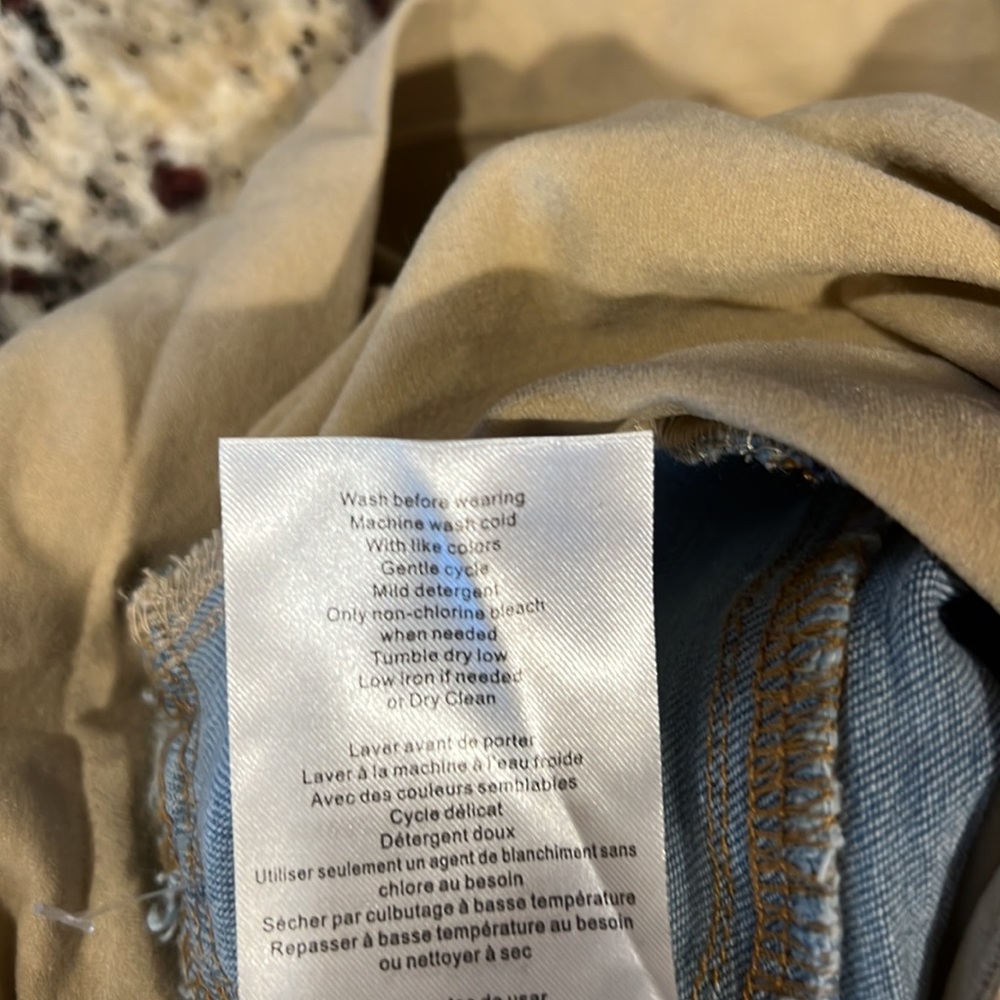 Indigo Blue Distressed Cropped Jeggings - Picture 10 of 10